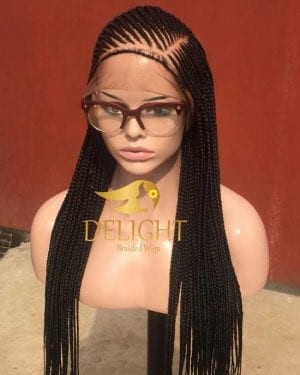 Full Lace Braided Wig color -Toyin