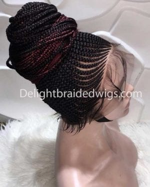 Braided Wigs Full Lace With Baby Hair- Amaka