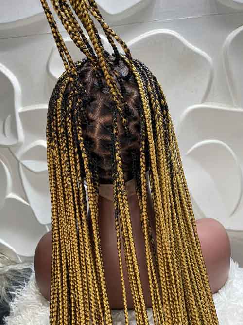 Ready to ship Knotless Box Braids Wig Mary color 27 HD Lace - Delight ...